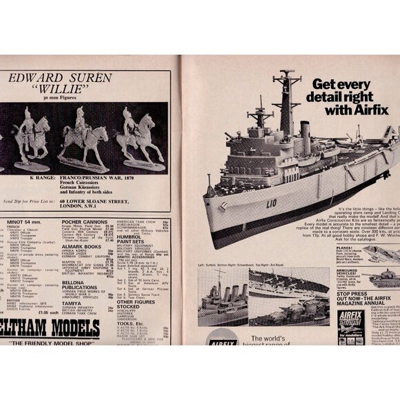 Military Modelling Magazine October 1971 | SBG Assault Bridge HMS Albion 48pp - Picture 3 of 9